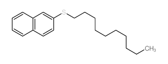 2-decylsulfanylnaphthalene结构式