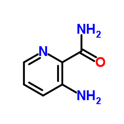 3-氨基吡啶-2-甲酰胺结构式