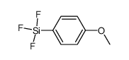 trifluoro(4-methoxyphenyl)silane结构式