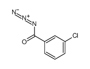 3-chlorobenzoyl azide结构式