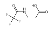 3-[(2,2,2-trifluoroacetyl)amino]propanoic acid结构式