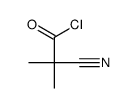2-cyano-2-methylpropanoyl chloride结构式