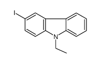 9-ethyl-3-iodocarbazole结构式