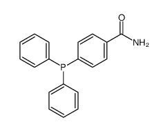 4-diphenylphosphanylbenzamide结构式
