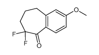 7.7-Difluor-10-methoxy-2.3-benzosuberon结构式