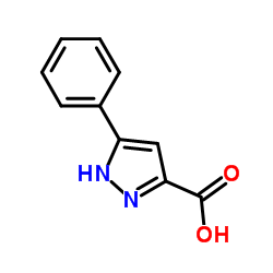3-苯基吡唑-5-羧酸水合物结构式