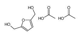 acetic acid,[5-(hydroxymethyl)furan-2-yl]methanol结构式