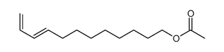 (E)-Dodeca-9,11-dienyl acetate结构式