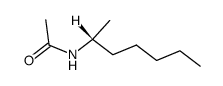(R)-N-(heptan-2-yl)acetamide结构式