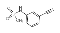 3-甲磺酰胺基苯腈结构式
