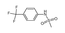 N-(4-(trifluoromethyl)phenyl)methanesulfonamide结构式