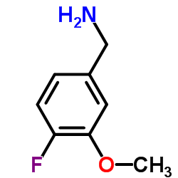 4-氟-3-甲氧基卞胺结构式