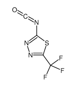 2-isocyanato-5-(trifluoromethyl)-1,3,4-thiadiazole结构式