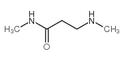 N-甲基-3-(甲基氨基)丙酰胺结构式