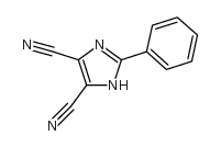 2-苯基-1H-咪唑-4,5-二甲腈结构式