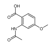 2-acetylamino-4-methoxy-benzoic acid结构式