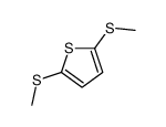 2,5-bis(methylsulfanyl)thiophene结构式