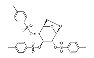 1,6-Anhydro-2,3,4-tri-O-p-toluolsulfonyl-β-D-glucopyranose结构式
