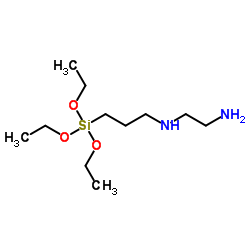 N-氨乙基-3-氨丙基三乙氧基硅烷结构式