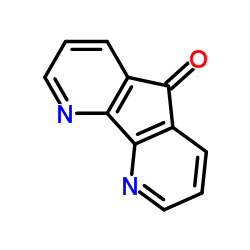 4,5-二氮芴-9-酮结构式