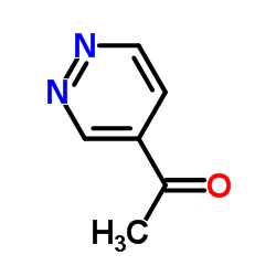 1-(吡嗪-4-基)乙酮结构式