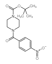 tert-butyl 4-(4-nitrobenzoyl)piperazine-1-carboxylate结构式