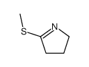 5-methylsulfanyl-3,4-dihydro-2H-pyrrole结构式