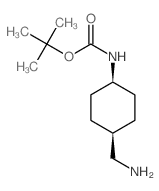 顺-4-(boc-氨基)环己基甲胺结构式