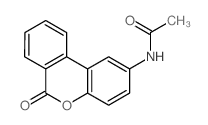 Acetamide,N-(6-oxo-6H-dibenzo[b,d]pyran-2-yl)-结构式