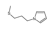 1-(3-methylsulfanylpropyl)pyrrole结构式