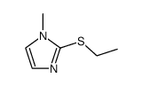 2-ethylsulfanyl-1-methyl-1H-imidazole结构式
