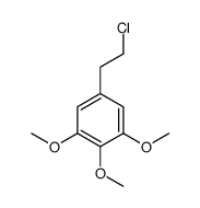 5-(2-chloroethyl)-1,2,3-trimethoxybenzene结构式