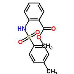 2-(4-甲基苯磺酰胺基)苯甲酸甲酯结构式