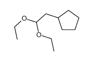 2,2-diethoxyethylcyclopentane结构式