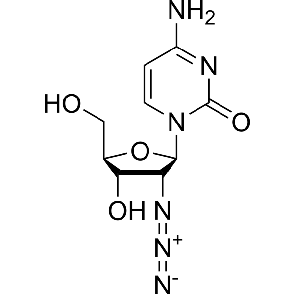 Cytidine,2'-azido-2'-deoxy- (9CI)结构式