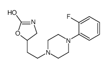 5-[2-[4-(2-fluorophenyl)piperazin-1-yl]ethyl]-1,3-oxazolidin-2-one结构式
