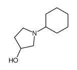 1-cyclohexylpyrrolidin-3-ol结构式
