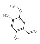 2,4-二羟基-5-甲氧基苯甲醛结构式
