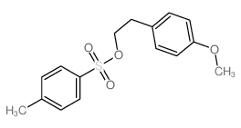 1-[2-(4-methoxyphenyl)ethoxysulfonyl]-4-methyl-benzene结构式