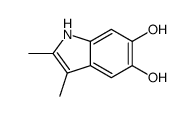 2,3-dimethyl-1H-indole-5,6-diol结构式