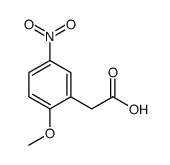 (2-甲氧基-5-硝基苯基)乙酸结构式