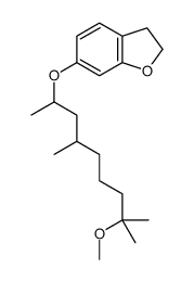 6-(8-methoxy-4,8-dimethylnonan-2-yl)oxy-2,3-dihydro-1-benzofuran结构式