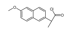 (S)-2-(6-甲氧基-2-萘基)丙酰氯结构式
