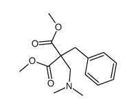 dimethyl 2-benzyl-2-((dimethylamino)methyl)malonate结构式