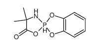 4',4'-dimethyl-2λ5-spiro[benzo[1,3,2]dioxaphosphole-2,2'-[1,3,2]oxazaphospholidin]-5'-one结构式
