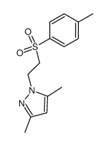 N-(2-p-toluenesulfonylethyl)-3,5-dimethylpyrazole结构式