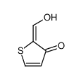 3-hydroxythiophene-2-carbaldehyde结构式