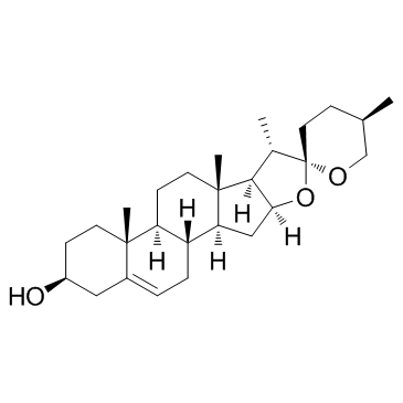 薯蓣皂苷元结构式