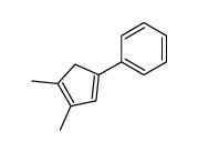 (3,4-dimethylcyclopenta-1,3-dien-1-yl)benzene结构式