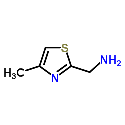 (4-甲基-1,3-噻唑-2-基)甲胺结构式